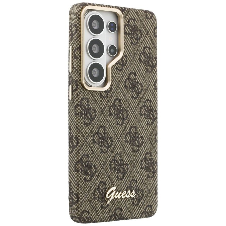 GUESS чохол для SAMSUNG S26 Ultra GUHMS26L5P4FWMSW (4G Script MagSafe) коричневий