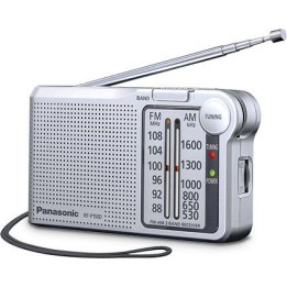 Radio kieszonkowe PANASONIC RF-P150DEG-S Silver, TV- AFC srebrne