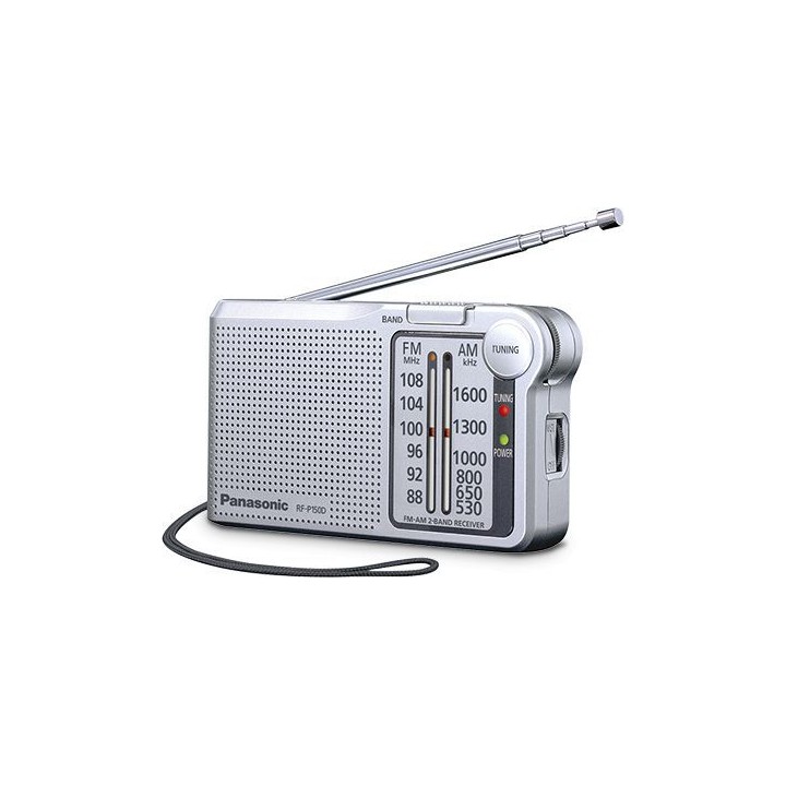 Pocket radio PANASONIC RF-P150DEG-S Silver, TV- AFC silver