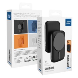 Powerbank zgodny z MagSafe Blue Star Slim DG-P8 15W 5000 mAh czarny