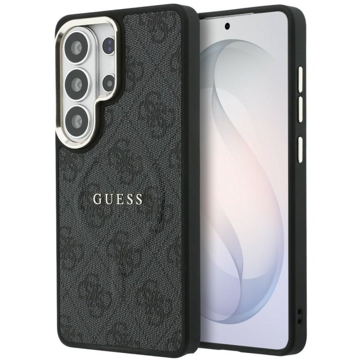 GUESS чохол для SAMSUNG S26 Ultra GUHMS26LP4MSEGCK (4G Embossed Ring MagSafe) чорний
