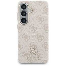 GUESS case for SAMSUNG S26 GUHMS26SP4GRMDEP (4G Rhinestone Round Logo MagSafe) pink