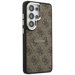 GUESS case for SAMSUNG S26 Ultra GUHMS26LP4MSEGCW (4G Embossed Ring MagSafe) brown