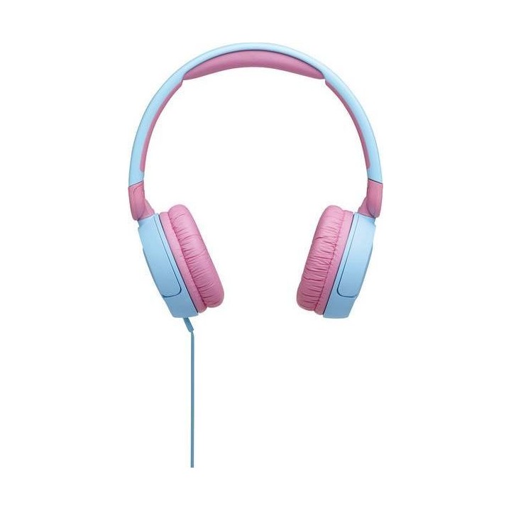 Wired headphones with headband JBL JR310 pink-blue