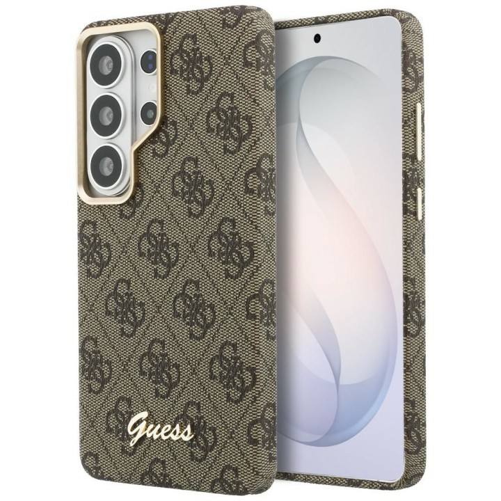 GUESS чохол для SAMSUNG S26 Ultra GUHMS26L5P4FWMSW (4G Script MagSafe) коричневий