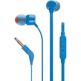 Дротові навушники-вкладиші JBL T160BL сині