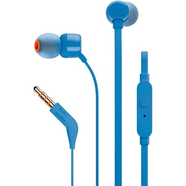 Wired in-ear headphones JBL T160BL blue
