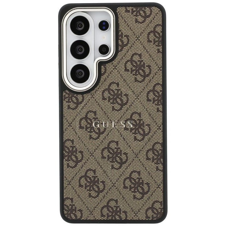 GUESS чохол для SAMSUNG S26 Ultra GUHMS26LP4MSEGCW (4G Embossed Ring MagSafe) коричневий