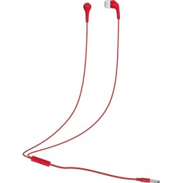 Дротові навушники-вкладиші з мікрофоном MOTOROLA Ear Buds 2-S червоні