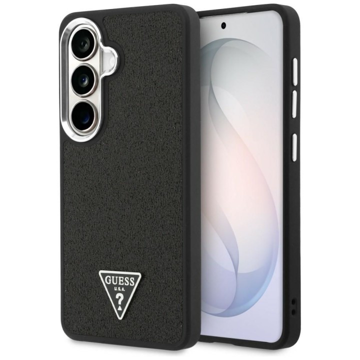 GUESS чохол для SAMSUNG S26 GUHMS26SPFGTSCMK (Fixed Glitter Triangle MagSafe) чорний