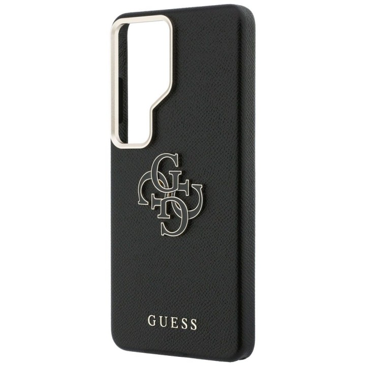 GUESS чехол для SAMSUNG S26 Ultra GUHCS26L5PS4RGGK (Grained Big 4G Metal Logo) черный