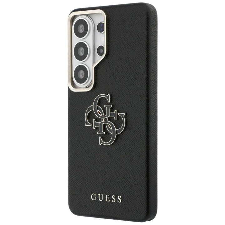 GUESS чехол для SAMSUNG S26 Ultra GUHCS26L5PS4RGGK (Grained Big 4G Metal Logo) черный