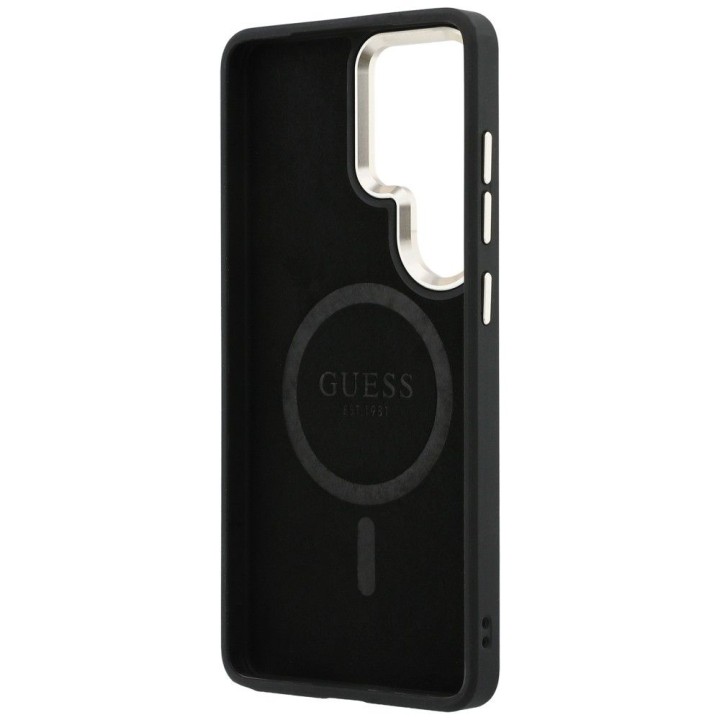 GUESS чохол для SAMSUNG S26 Ultra GUHMS26LP4MSEGCK (4G Embossed Ring MagSafe) чорний