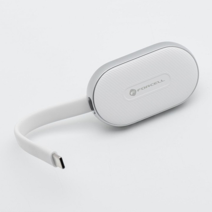 Повербанк для Apple Watch Forcell F-Energy Mini Power Watch 1A 2,5W 1200 mAh білий