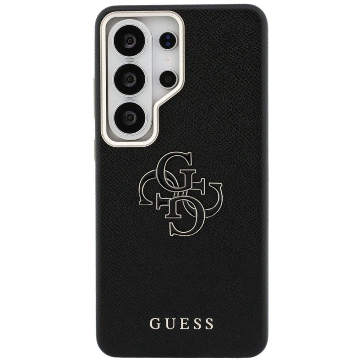 GUESS case for SAMSUNG S26 Ultra GUHCS26L5PS4RGGK (Grained Big 4G Metal Logo) black
