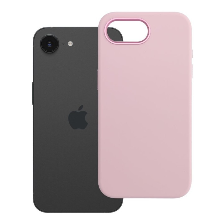 Чехол для iPhone 16e (SE4 2025) / 17e Forcell F-Protect Frame Premium совместимый с MagSafe розовый 0INT