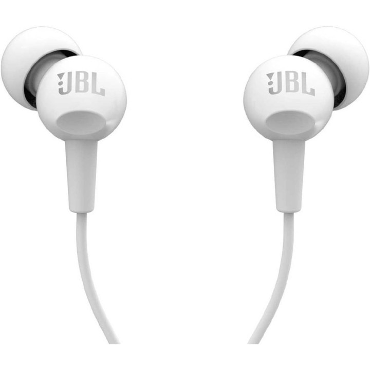 Słuchawki przewodowe douszne Jack 3,5 mm JBL C100Si białe