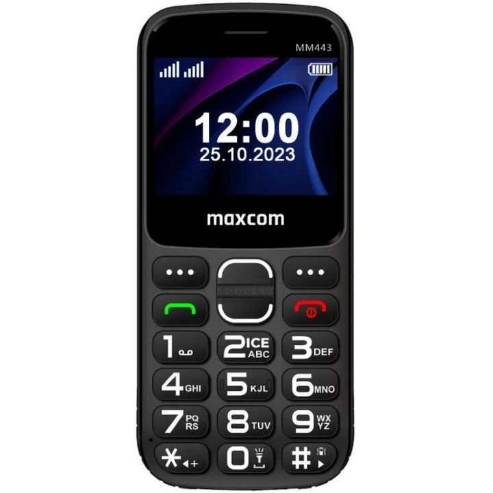 MAXCOM phone for seniors MM443 black