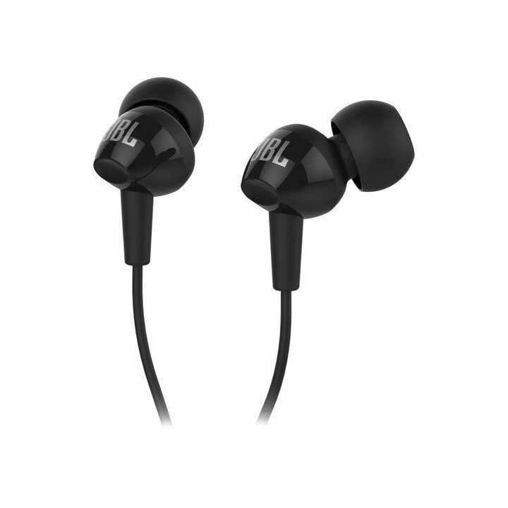 Wired in-ear headphones Jack 3,5 mm JBL C100Si black