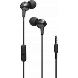 Проводные наушники-вкладыши Jack 3,5 mm JBL C200Si черные