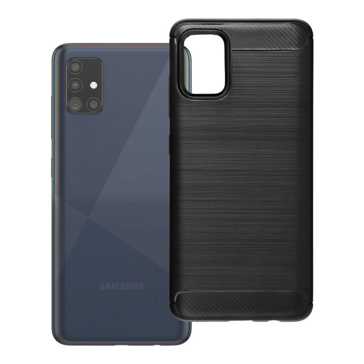 Чохол для Samsung A51 Carbon 2.0 чорний