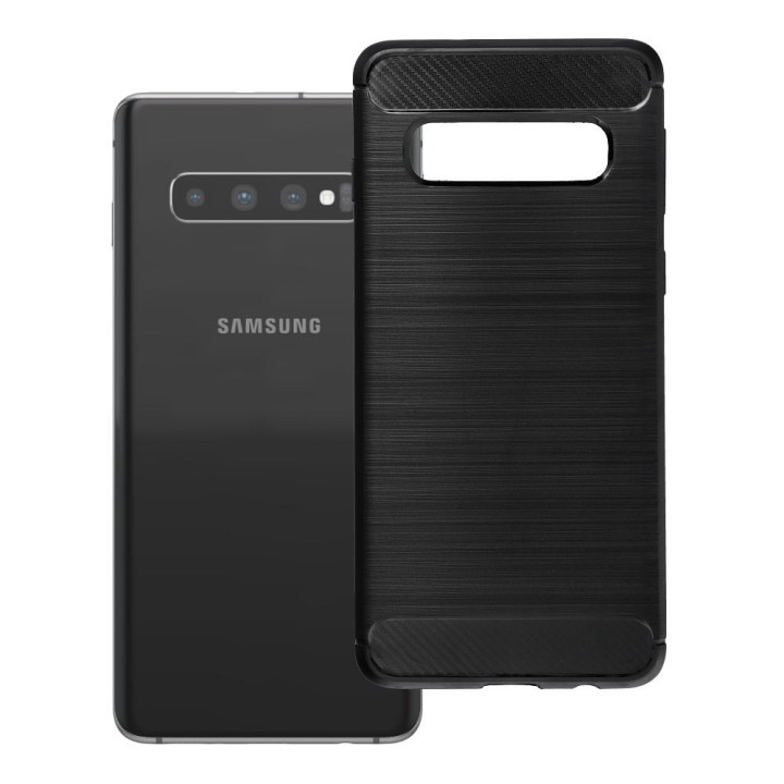 Чехол для Samsung S10 Carbon 2.0 черный