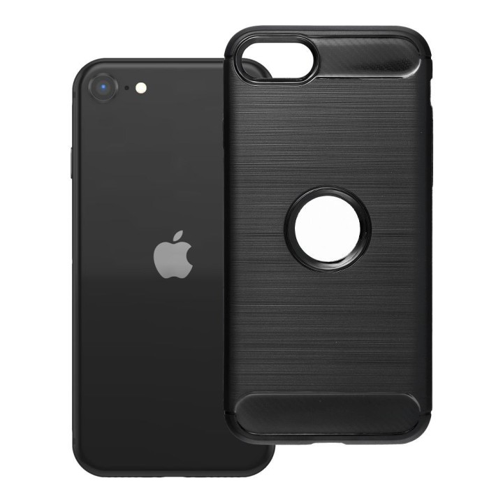 Etui na iPhone SE 2020 Carbon 2.0 czarny
