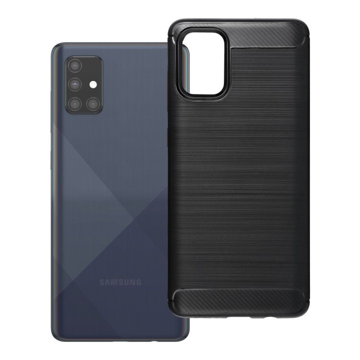 Чохол для Samsung A71 Carbon 2.0 чорний