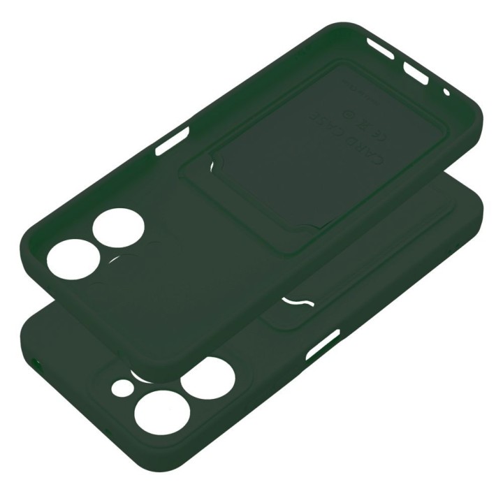 Чехол для Xiaomi Redmi 12 4G Card Case зеленый