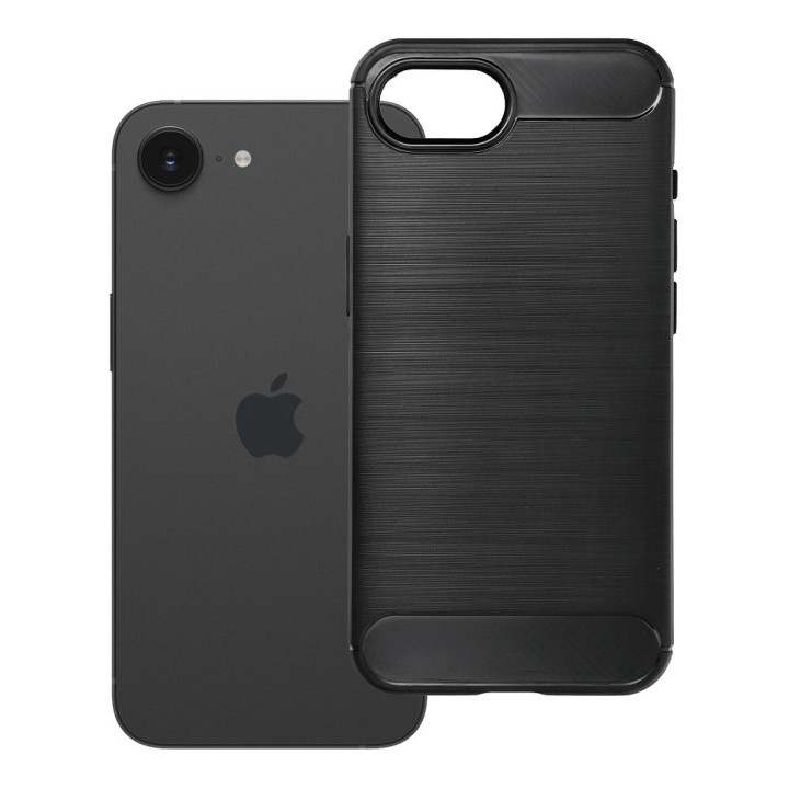 Чохол для iPhone 16e (SE 4 2025) / 17e Carbon 2.0 чорний