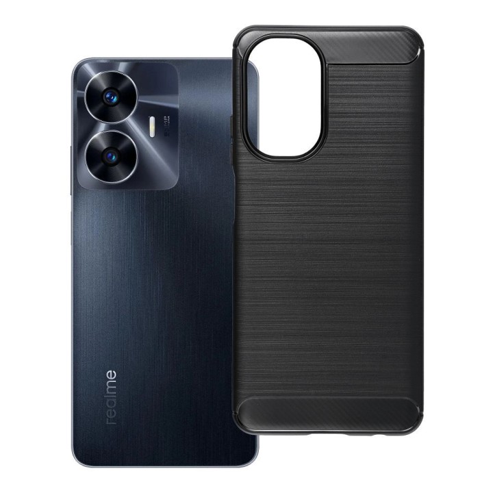 Чохол для Realme C55 Carbon 2.0 чорний