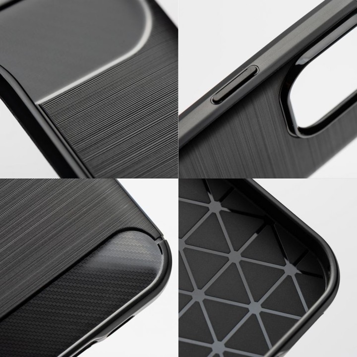 Чохол для iPhone 14 PRO MAX Carbon 2.0 чорний