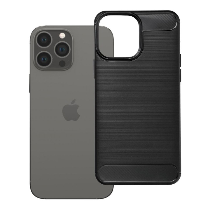 Чохол для iPhone 13 PRO MAX Carbon 2.0 чорний