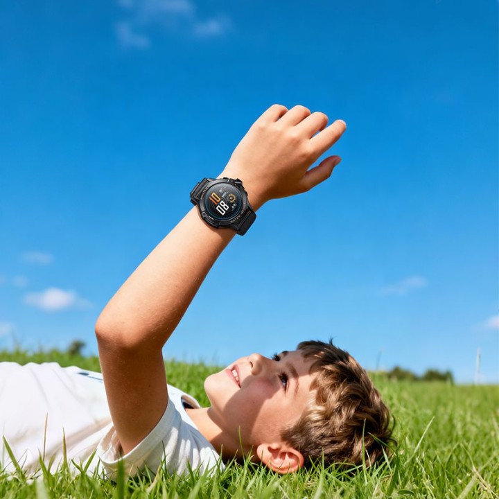 Smartwatch for kids Hoco 1,28" 4G GPS with calling function Y107 black