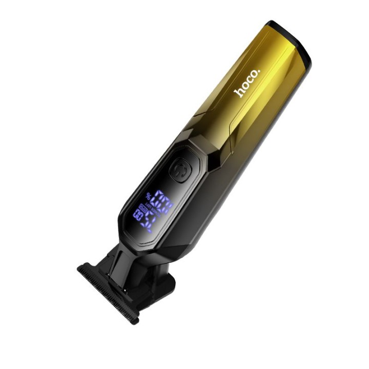 Hair clipper with display Hoco HP27 gold
