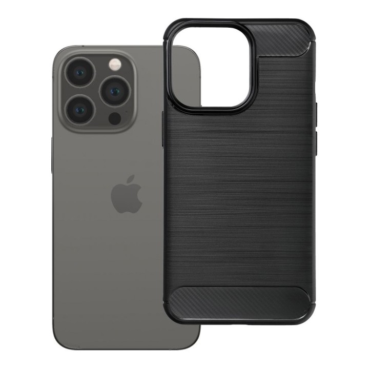 Чохол для iPhone 13 PRO Carbon 2.0 чорний