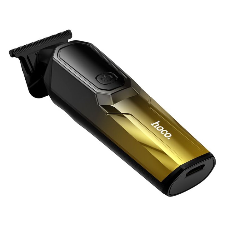 Hair clipper with display Hoco HP27 gold