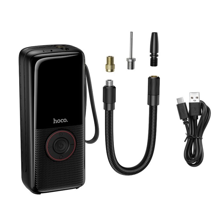 Car air compressor Hoco wireless 4000mAh ZP18 black