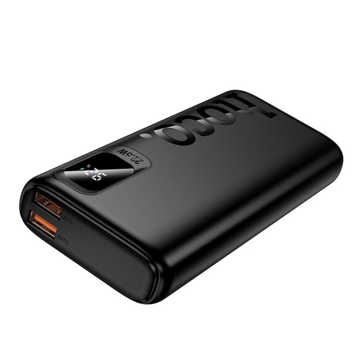Повербанк Hoco 10000 mAh QC PD 2A 22,5W J158 Pro чорний