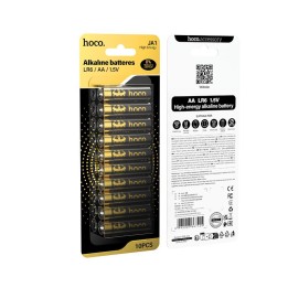 Alkaline battery AA LR6 10 pcs Hoco JA1 black