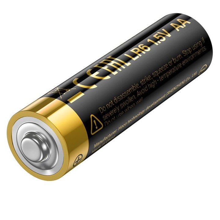 Лужна батарейка AA LR6 10 шт. Hoco JA1 чорна