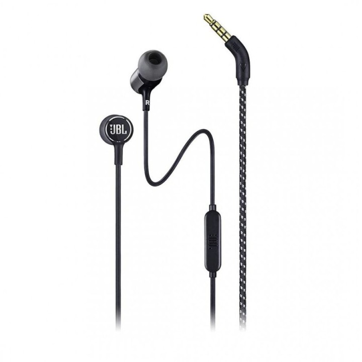 Wired in-ear headphones Jack 3,5 mm with microphone JBL T50HI 360 black
