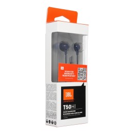 Wired in-ear headphones Jack 3,5 mm with microphone JBL T50HI 360 blue
