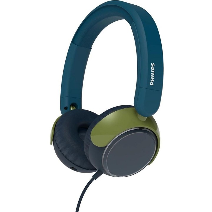 Wired on-ear headphones Jack 3,5 mm Philips for kids TAK2000CT/00 turquoise