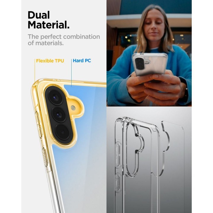 Чохол для Samsung A57 5G Spigen Ultra Hybrid прозорий