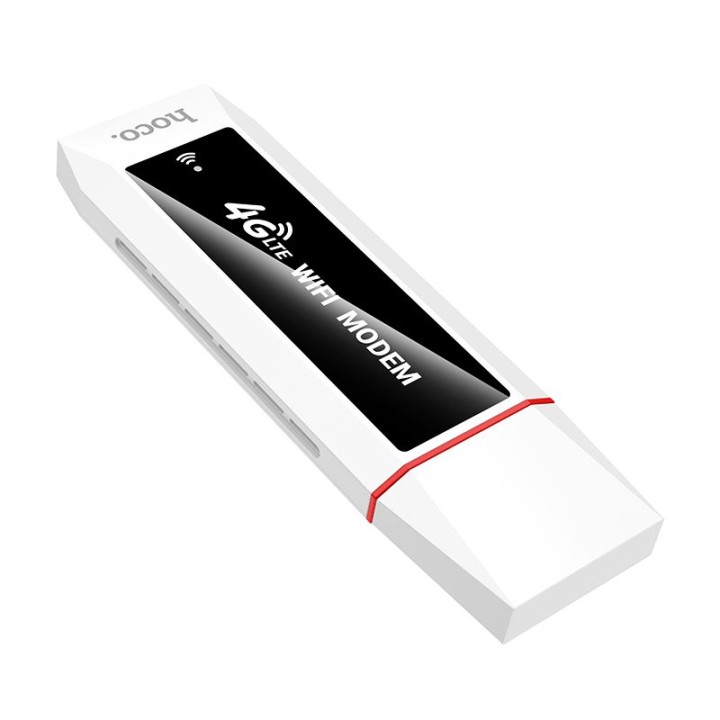 Мобільний роутер 4G LTE WiFi 6 USB A Hoco HI43 біло-чорний
