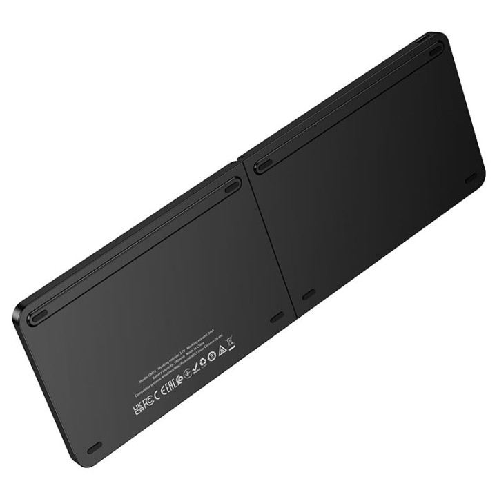 Foldable wireless keyboard QWERTY Hoco GM71 black
