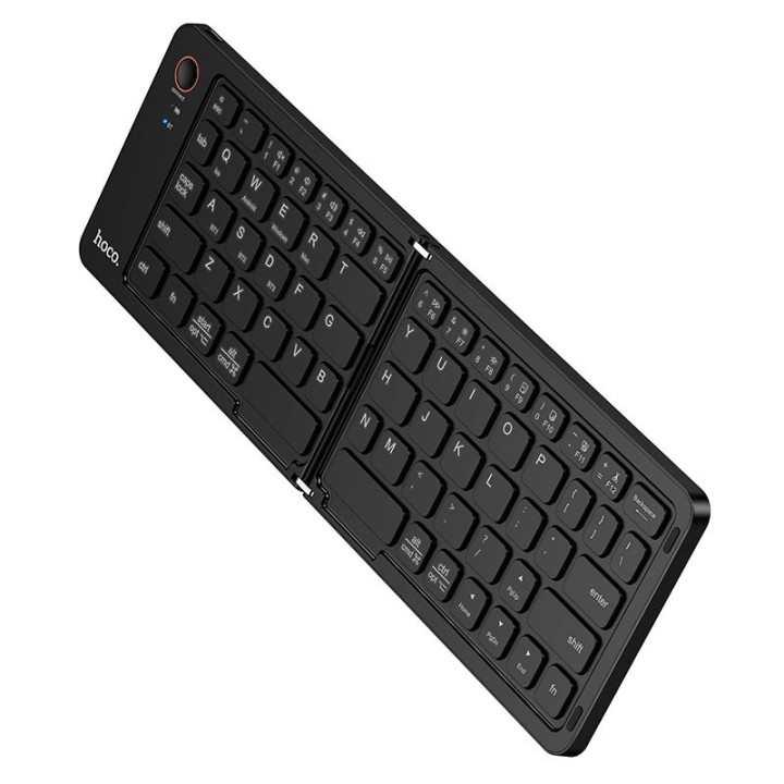 Foldable wireless keyboard QWERTY Hoco GM71 black