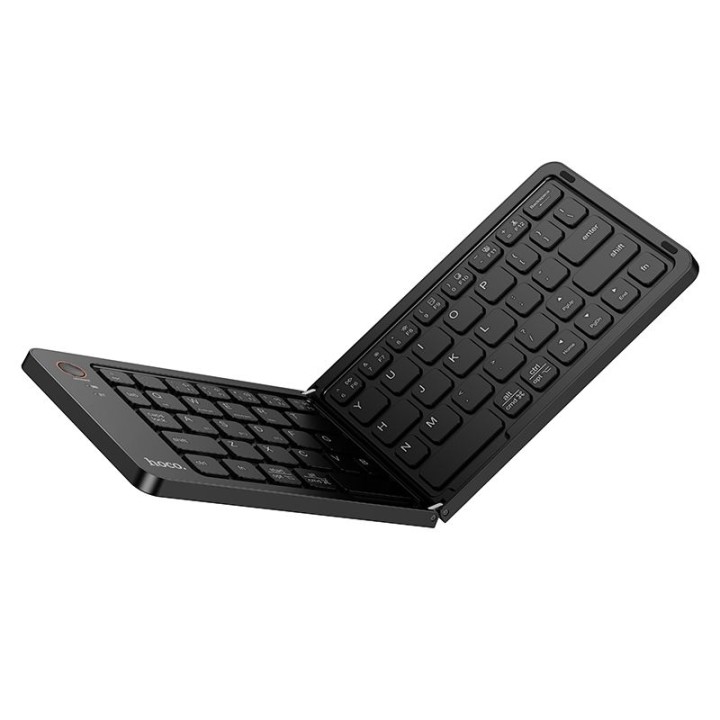 Складана бездротова клавіатура QWERTY Hoco GM71 чорна