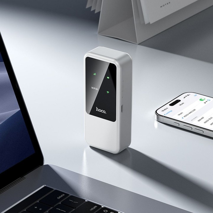 Wireless router 4G LTE WiFi 6 Hoco HI42 white